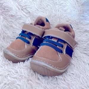 Stride Rite First Walkers 4.5W brown leather & suede